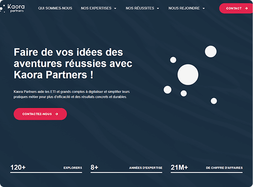 Kaora Partners website